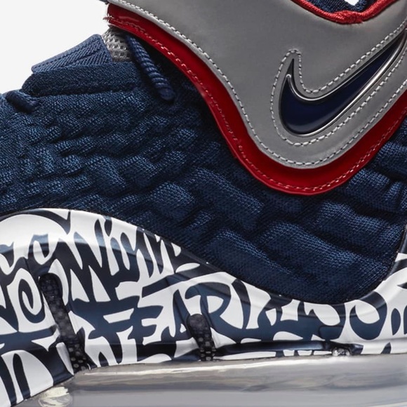 SOLD!!!  Lebron 17 Graffiti Cold Blue - Picture 3 of 5